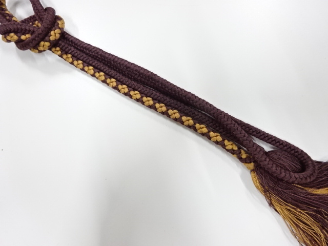 正絹　手組帯締め